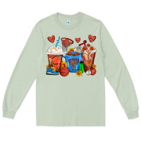 Matcha Basketball Coffee Cups Long Sleeve Tee - FaDigitalArtStudio