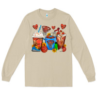 Mushroom Basketball Coffee Cups Long Sleeve Tee - FaDigitalArtStudio