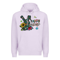 Lilac Happy Easter Premium Hoodie - CowhideDigitalArt