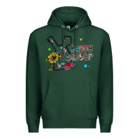 Sports Green Happy Easter Premium Hoodie - CowhideDigitalArt