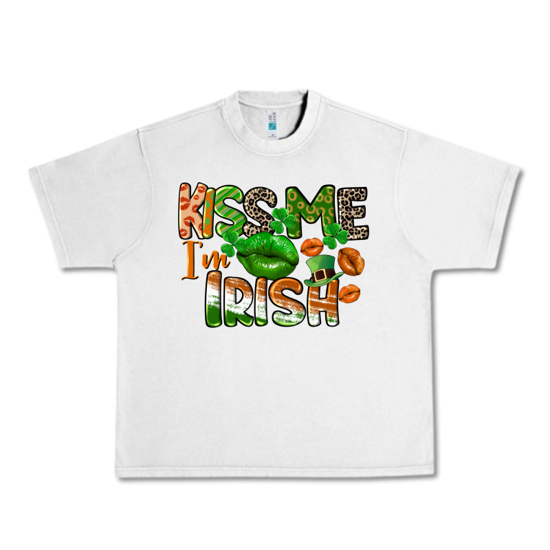 Kiss Me I Am Irish St. Patrick's Day Urban Heavy Tee by CowGirlArtShop | Teevron