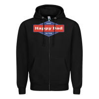 Black happy dad hard seltzer Zipper Hoodie - maiPhamDesign