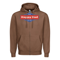 Chestnut happy dad hard seltzer Zipper Hoodie - maiPhamDesign