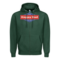 Sports Green happy dad hard seltzer Zipper Hoodie - maiPhamDesign
