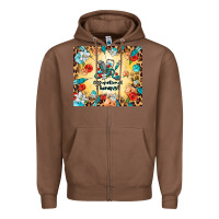 Chestnut occupational therapist Zipper Hoodie - BarkalooDesign