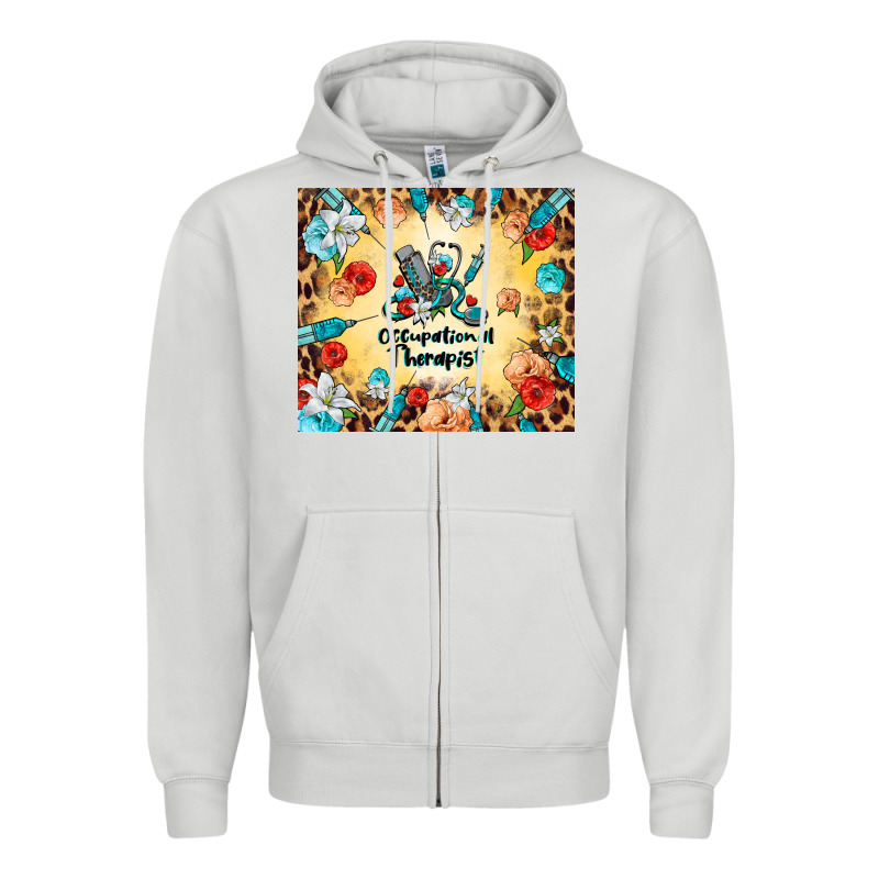 Occupational Therapist Zipper Hoodie by BarkalooDesign | Teevron
