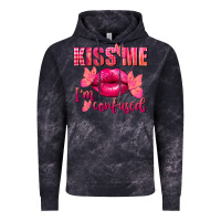 Cloud Black Kiss me i'm so confused Valentine's Day Vintage Hoodie - FaDigitalArtStudio