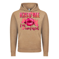 Vintage Coffee Kiss me i'm so confused Valentine's Day Vintage Hoodie - FaDigitalArtStudio