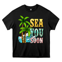Black Sea you soon Heavy Core Tee - NancyCooperArtShop