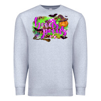 Heather Grey hocus pocus Premium Sweatshirt - AdoDesignShop