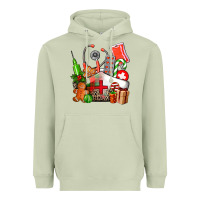 Matcha nurse  and christmas Heavyweight Hoodie - AdoDesignShop