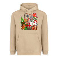 Mushroom nurse  and christmas Heavyweight Hoodie - AdoDesignShop
