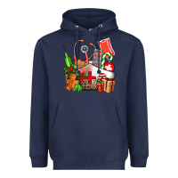Navy nurse  and christmas Heavyweight Hoodie - AdoDesignShop