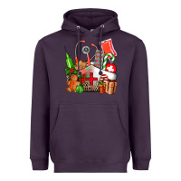 Plum nurse  and christmas Heavyweight Hoodie - AdoDesignShop