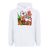 White nurse  and christmas Heavyweight Hoodie - AdoDesignShop