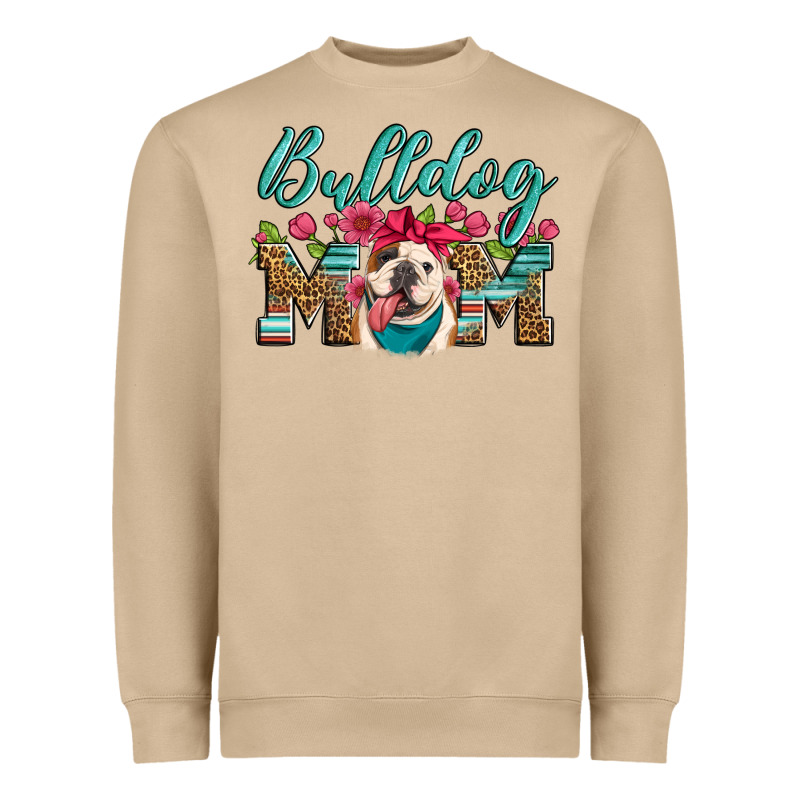 English Bulldog Mom Heavyweight Sweatshirt by Artiststas | Teevron