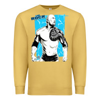 Antique Gold the rock power Premium Sweatshirt - maiPhamDesign