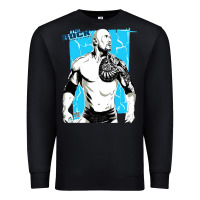 Black the rock power Premium Sweatshirt - maiPhamDesign