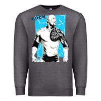 Charcoal Heather the rock power Premium Sweatshirt - maiPhamDesign