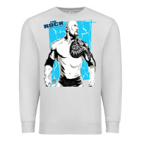 Dove Grey the rock power Premium Sweatshirt - maiPhamDesign