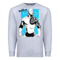 Heather Grey the rock power Premium Sweatshirt - maiPhamDesign