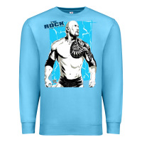 Ocean Blue the rock power Premium Sweatshirt - maiPhamDesign