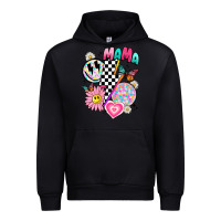 Black retro mama Urban Hoodie - JahusDesignShop