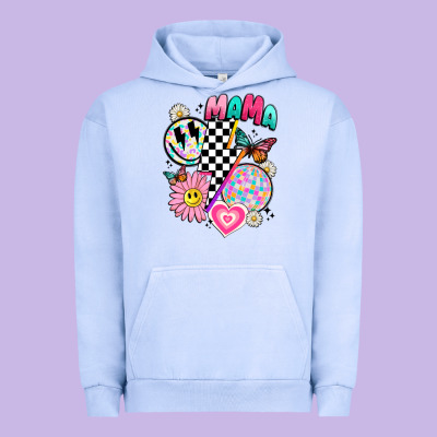 Retro Mama Urban Hoodie Designed By Jahusdesignshop