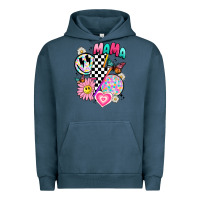 Pigment Midnight Navy retro mama Urban Hoodie - JahusDesignShop
