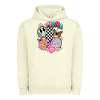 Pigment Pistachio retro mama Urban Hoodie - JahusDesignShop
