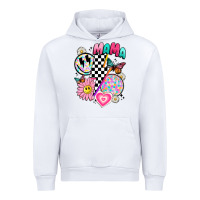 White retro mama Urban Hoodie - JahusDesignShop