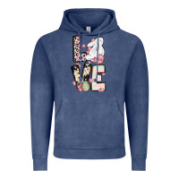 Vintage Denim Love Easter bunny Vintage Hoodie - OliviaCreatesArt