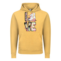 Vintage Mustard Love Easter bunny Vintage Hoodie - OliviaCreatesArt