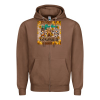 Chestnut coffee time gnomies mug coaster Zipper Hoodie - BarkalooDesign