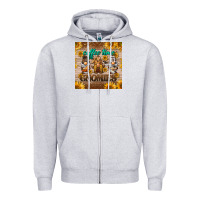 Heather Grey coffee time gnomies mug coaster Zipper Hoodie - BarkalooDesign