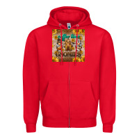 Red coffee time gnomies mug coaster Zipper Hoodie - BarkalooDesign