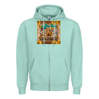 Coffee Time Gnomies Mug Coaster Zipper Hoodie | Teevron