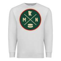 Dove Grey Classic Minnesota Hockey MN Outline Pullover Hoodie Premium Sweatshirt - maiPhamDesign