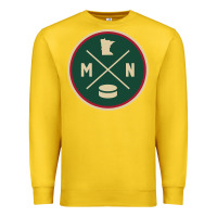 Lemon Classic Minnesota Hockey MN Outline Pullover Hoodie Premium Sweatshirt - maiPhamDesign