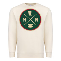 Sandshell Classic Minnesota Hockey MN Outline Pullover Hoodie Premium Sweatshirt - maiPhamDesign