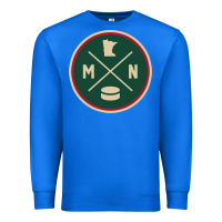 True Royal Classic Minnesota Hockey MN Outline Pullover Hoodie Premium Sweatshirt - maiPhamDesign