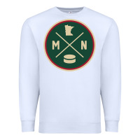 White Classic Minnesota Hockey MN Outline Pullover Hoodie Premium Sweatshirt - maiPhamDesign