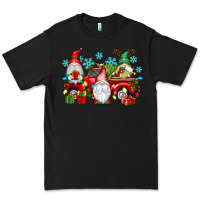 Black christmas gnome truck Premium Tee - texasbilliewilder