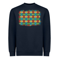 Autism Awareness Background Heavyweight Sweatshirt | Teevron