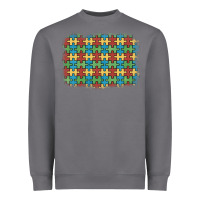 Storm autism awareness background Heavyweight Sweatshirt - Artiststas