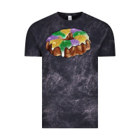 Cloud Black mardi gras king cake Vintage Tee - RanaPortraitStore
