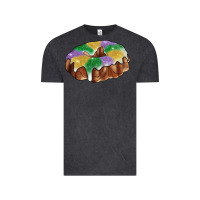 Vintage Black mardi gras king cake Vintage Tee - RanaPortraitStore