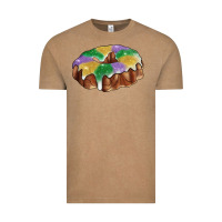 Vintage Coffee mardi gras king cake Vintage Tee - RanaPortraitStore