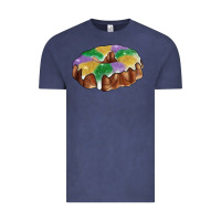 Vintage Denim mardi gras king cake Vintage Tee - RanaPortraitStore