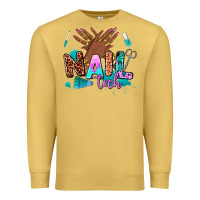 Antique Gold nail tech Premium Sweatshirt - AdoDesignShop